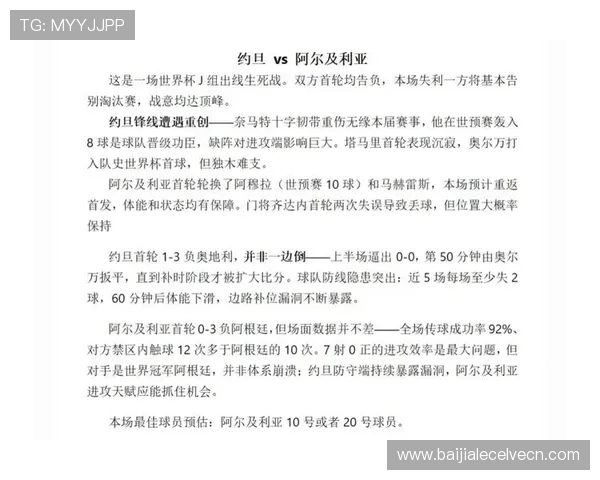 2026年世界杯约旦与阿尔及利亚比赛结果谁更有可能胜出详细解读